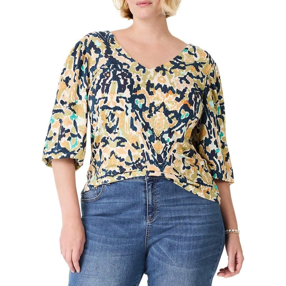 image:imageNICZoe Womens Vineyard Glow TopIndigo Multi