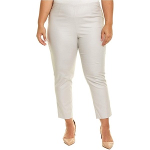 NIC+ZOE Womens Plus Stretch Crop Casual Pants Beige 20W