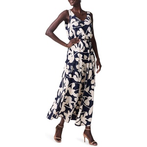 NIC+ZOE Women’s Water Lilies Bianca Dress(Indigo Multi)