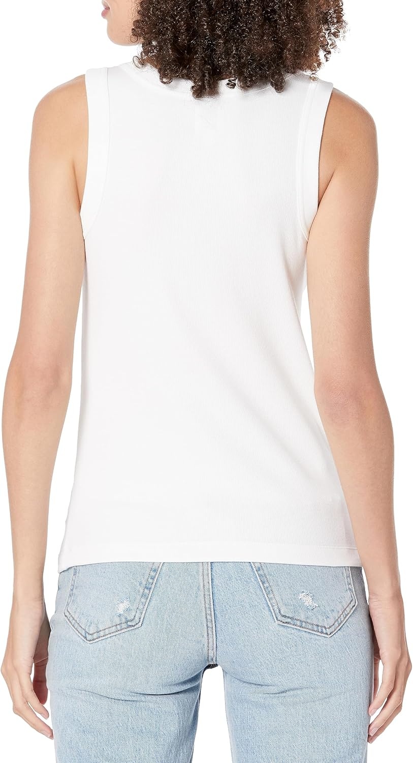 image:imageNICZoe Womens Perfect Knit Rib Scoop TankPaper White