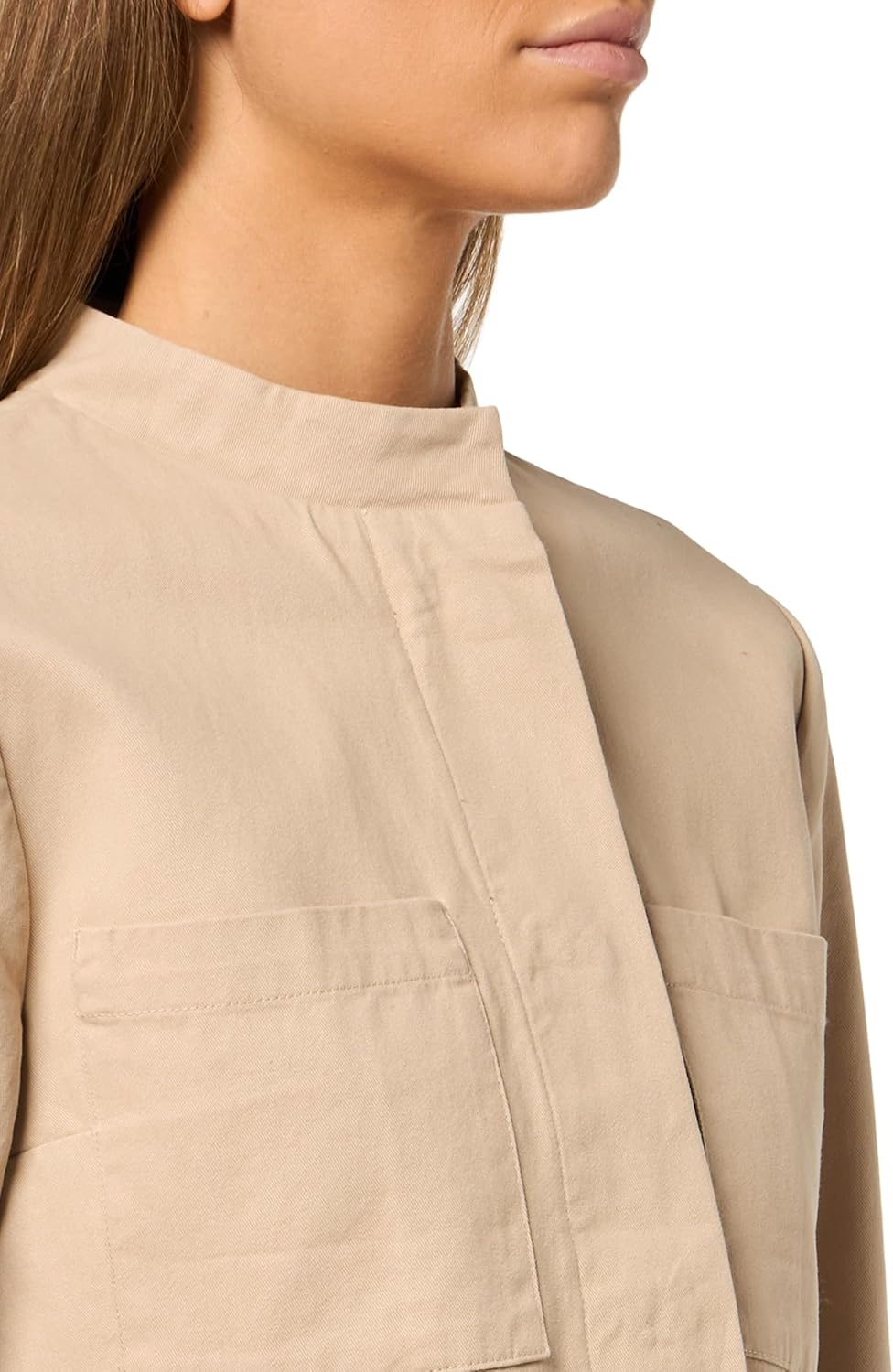 image:imageNICZOE Cotton Twill Barn JacketWhite Pepper