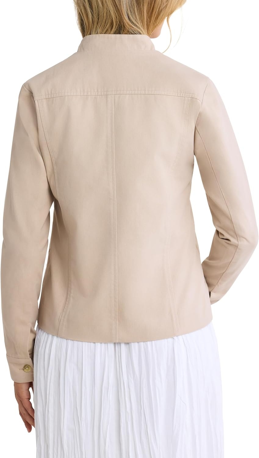 image:imageNICZOE Cotton Twill Barn JacketWhite Pepper